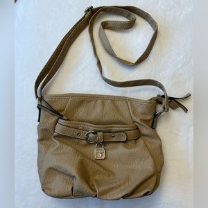 Beige Rosetti Crossbody Bag
